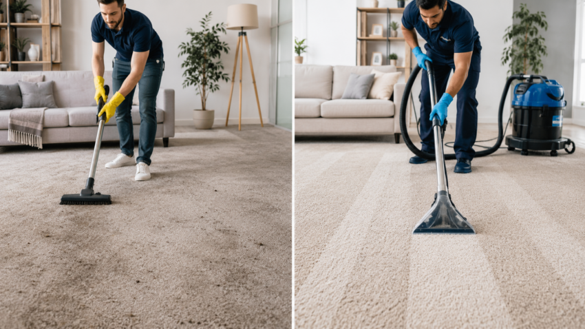 perbedaan cuci karpet biasa vs deep cleaning